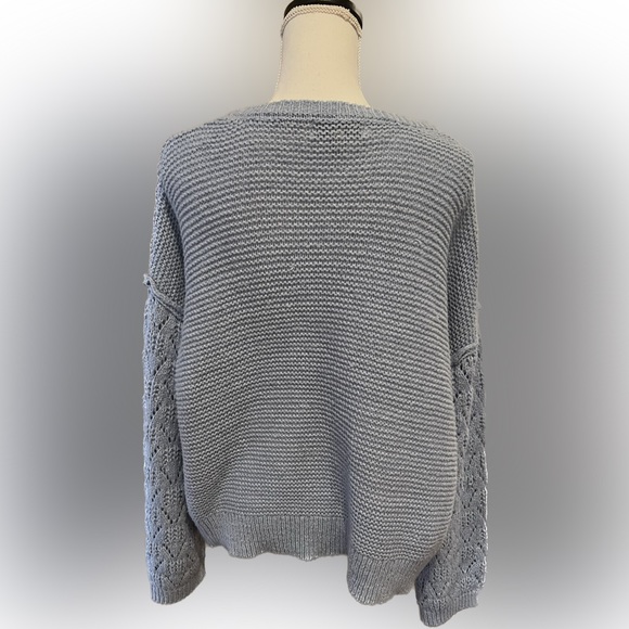 Plus XXL Boho Oversized Knit Pullover Sweater - Size XXL - Picture 3 of 11